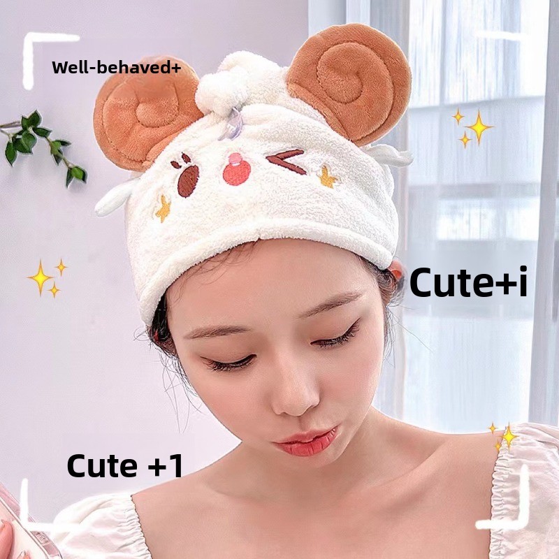 Hair Turban Towel - Simpatico Cappello Asciugacapelli a Forma di