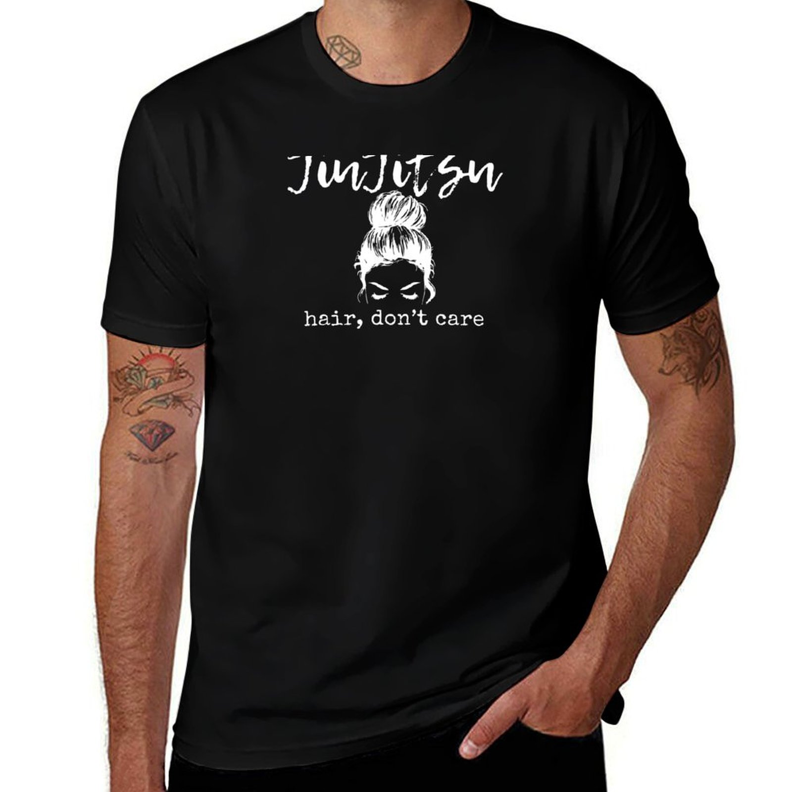 Hair Care Works - T-shirt da donna Jiu Jitsu Hair