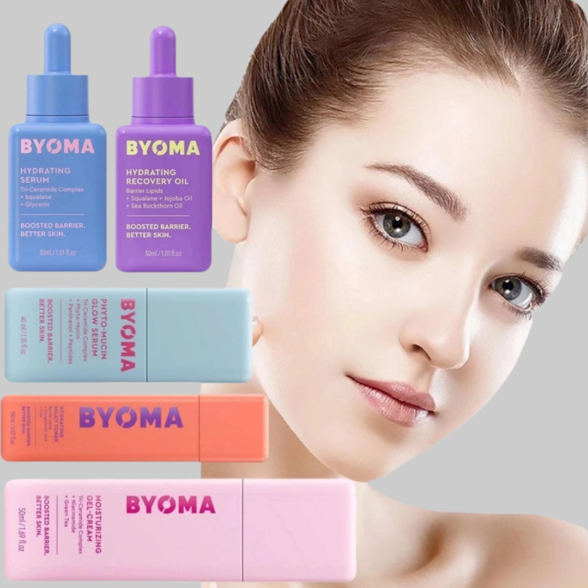 Hair Care Gisou - BYOMA Crema Viso Gel Riparatrice Tripla