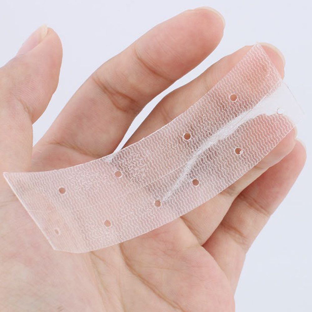 Hair Extension Tape In - 36/72 pezzi nastro biadesivo nero 7,6