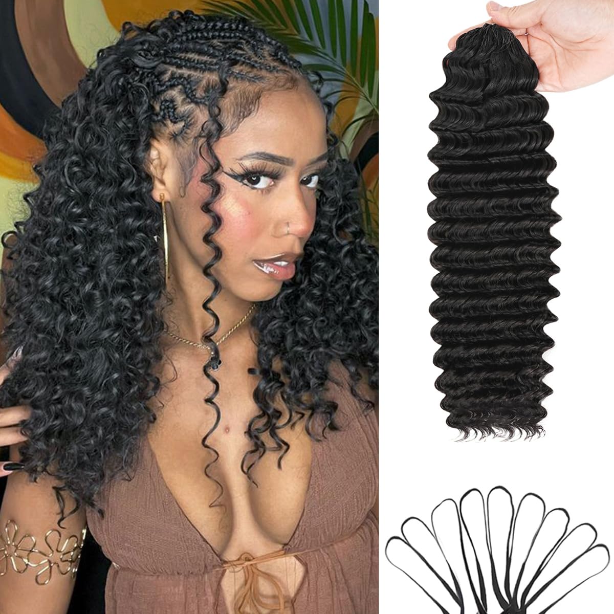 Hair Care Color - Extensioni per capelli umani Deep Wave