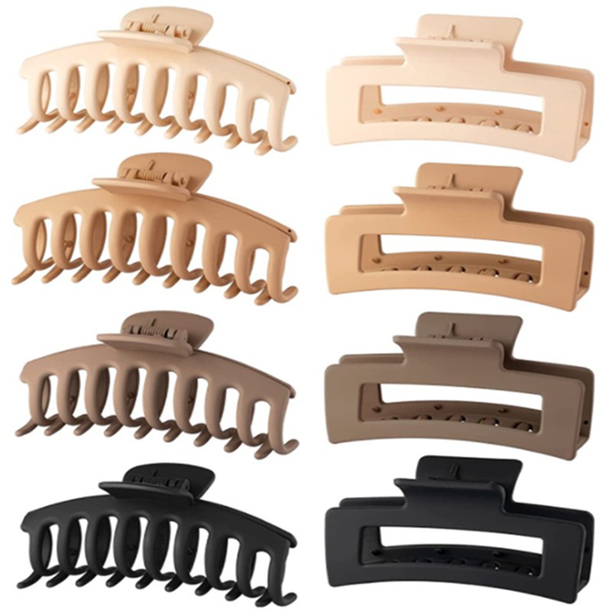 Hair Clip Claw Large - Fermagli per capelli neri da donna