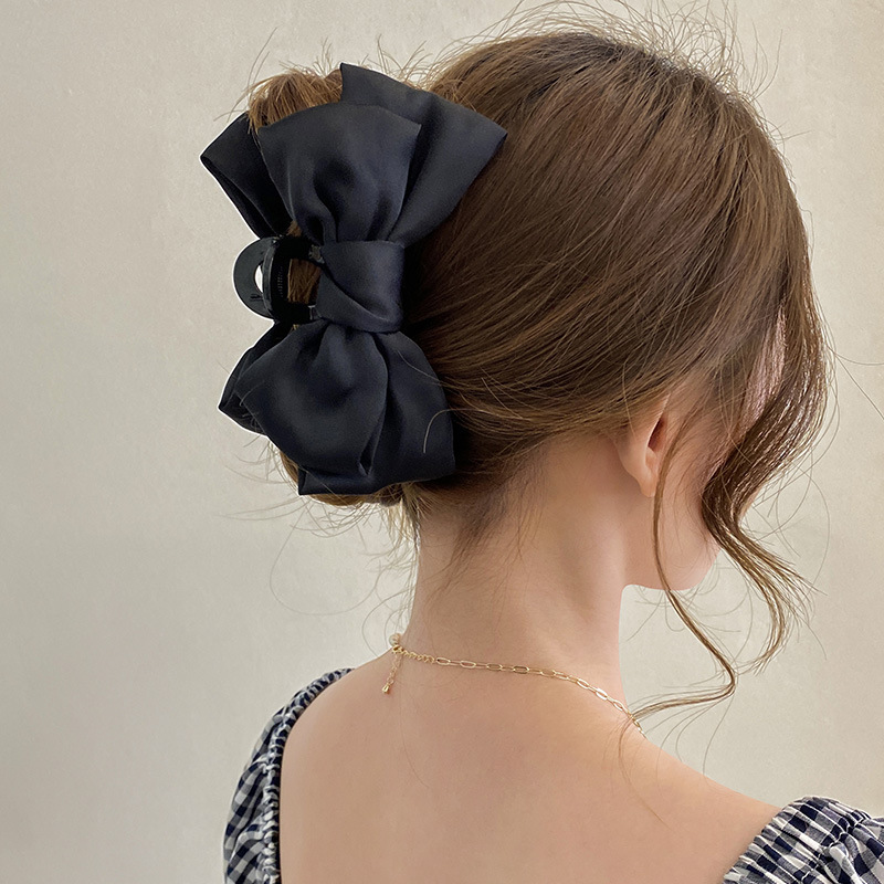 Hair Clip Claw Large - Artigli per capelli con fiocco Clip