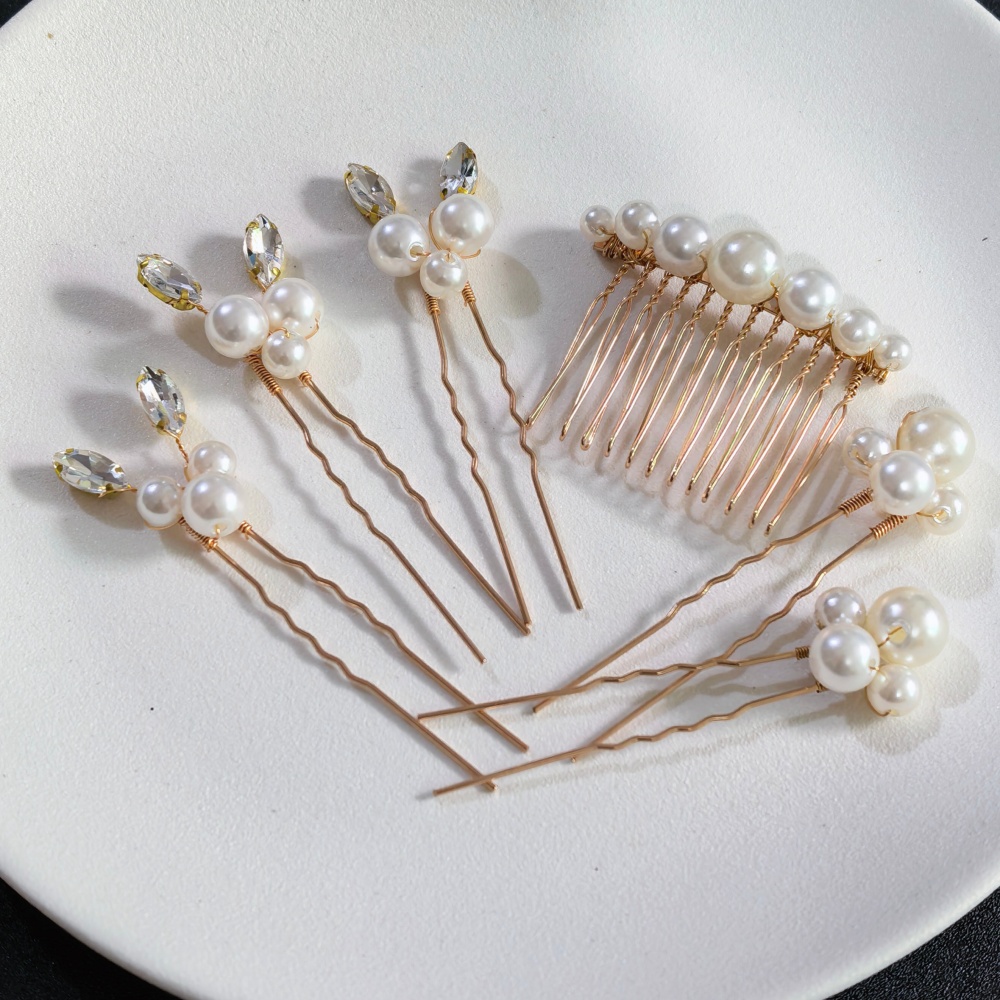 Clip In Hair Piece - Set di forcine e pettini per