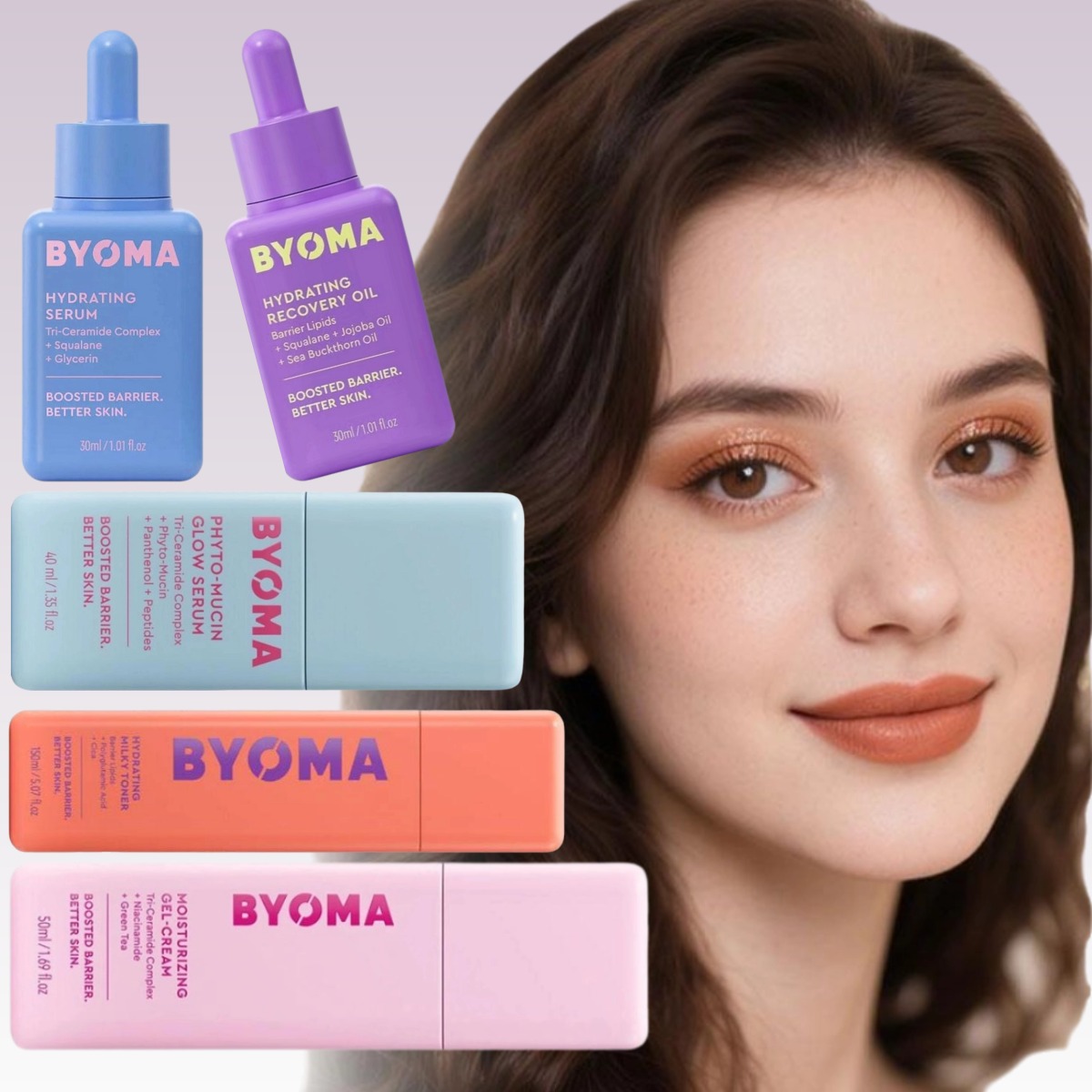 Hair Care Gisou - BYOMA Crema Viso Gel Riparatrice Tripla