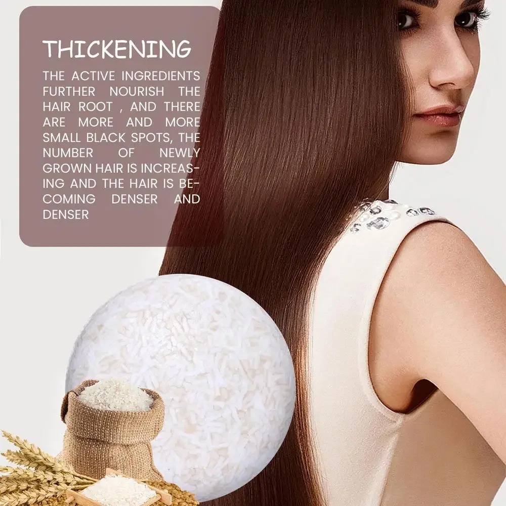 Hair Care Basic - Shampoo di riso biologico Saponetta Sapone