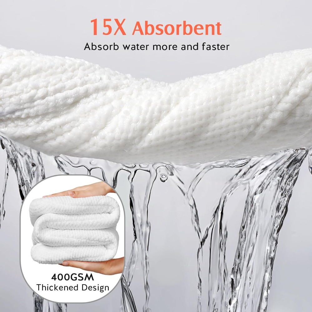 Set di 2 Asciugamani in Microf - Hair Turban Towel recensione e prezzo