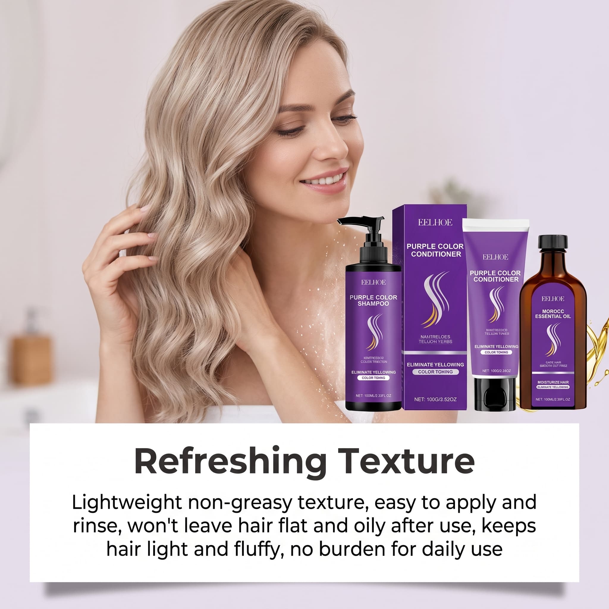 Set Shampoo Viola con Balsamo, - Hair Care Color recensione e prezzo