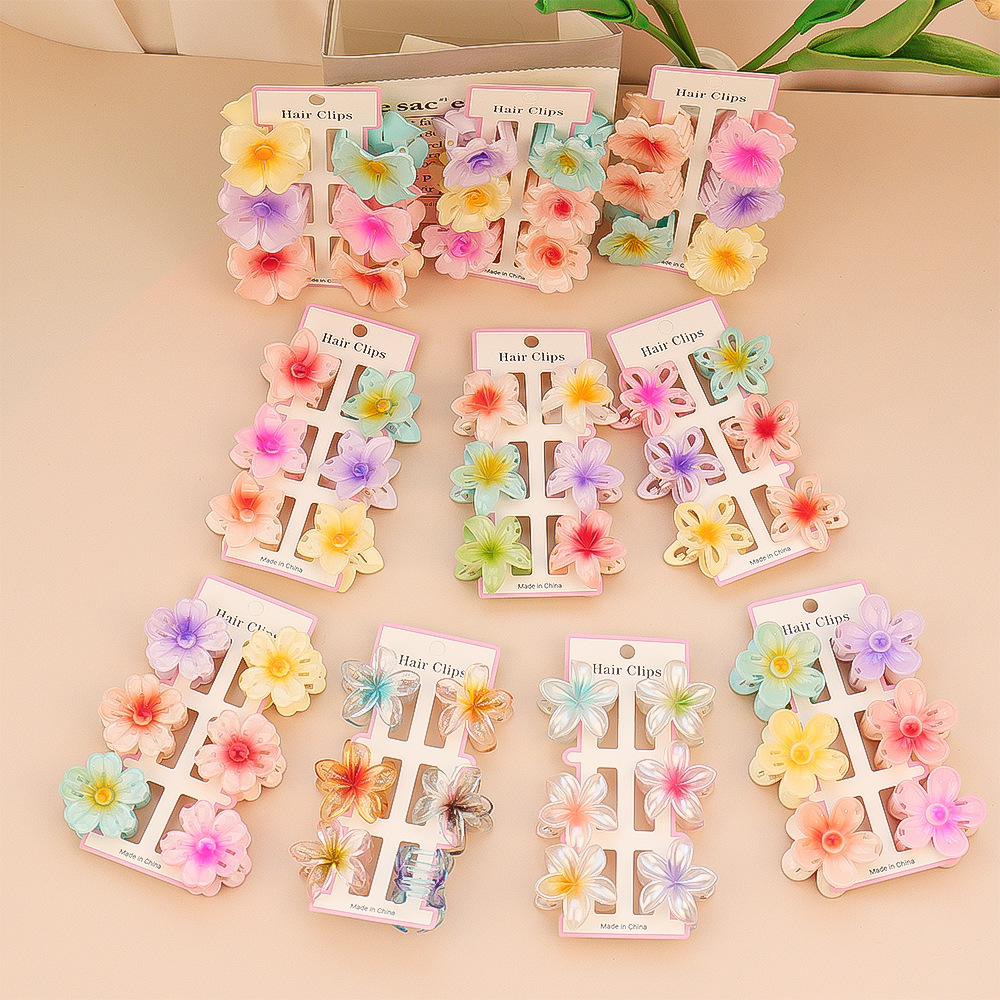 6 pezzi moda fiore trasparente - Hair Clip Claw Large recensione e prezzo