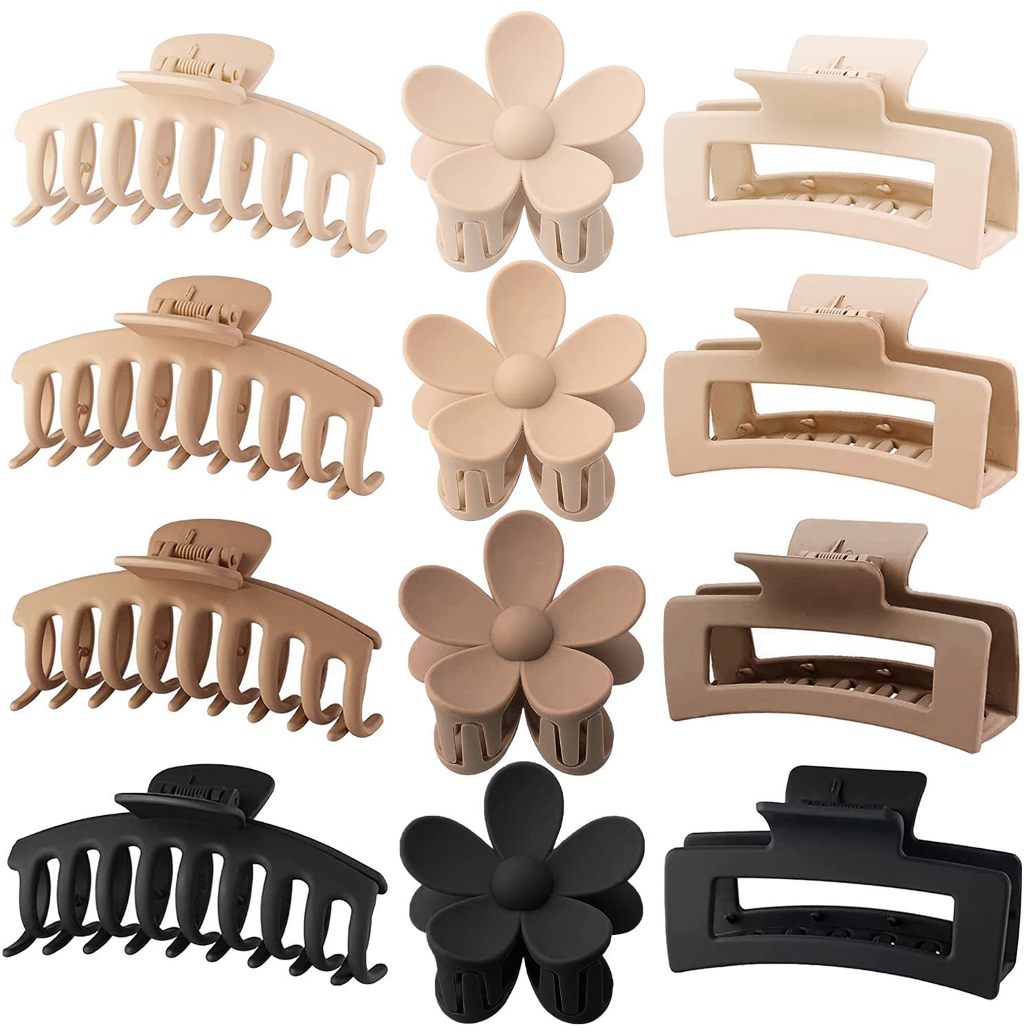 Set di 12 fermagli per capelli - Hair Clip Claw Large recensione e prezzo