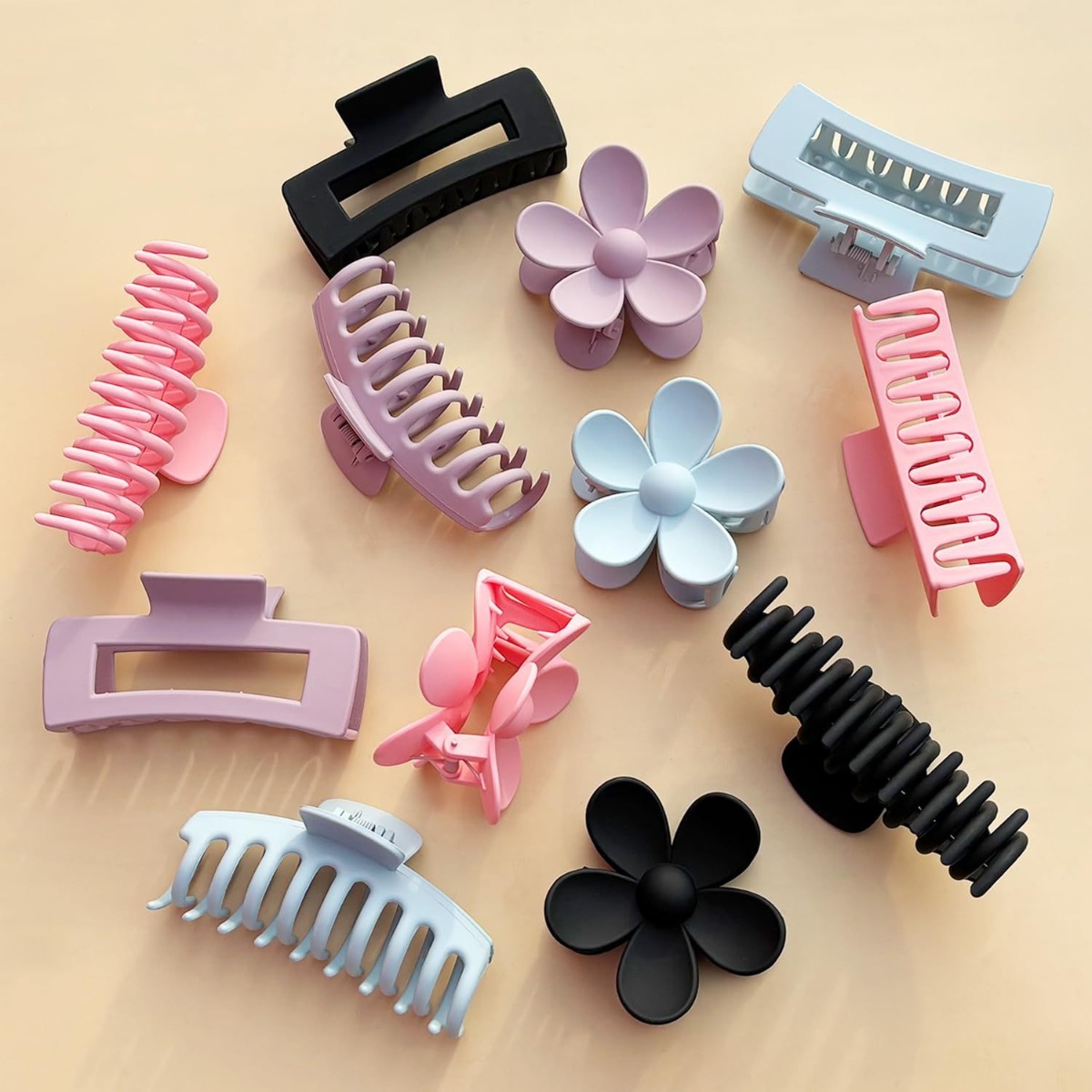 Set di 12 fermagli per capelli - Hair Clip Claw Large recensione e prezzo