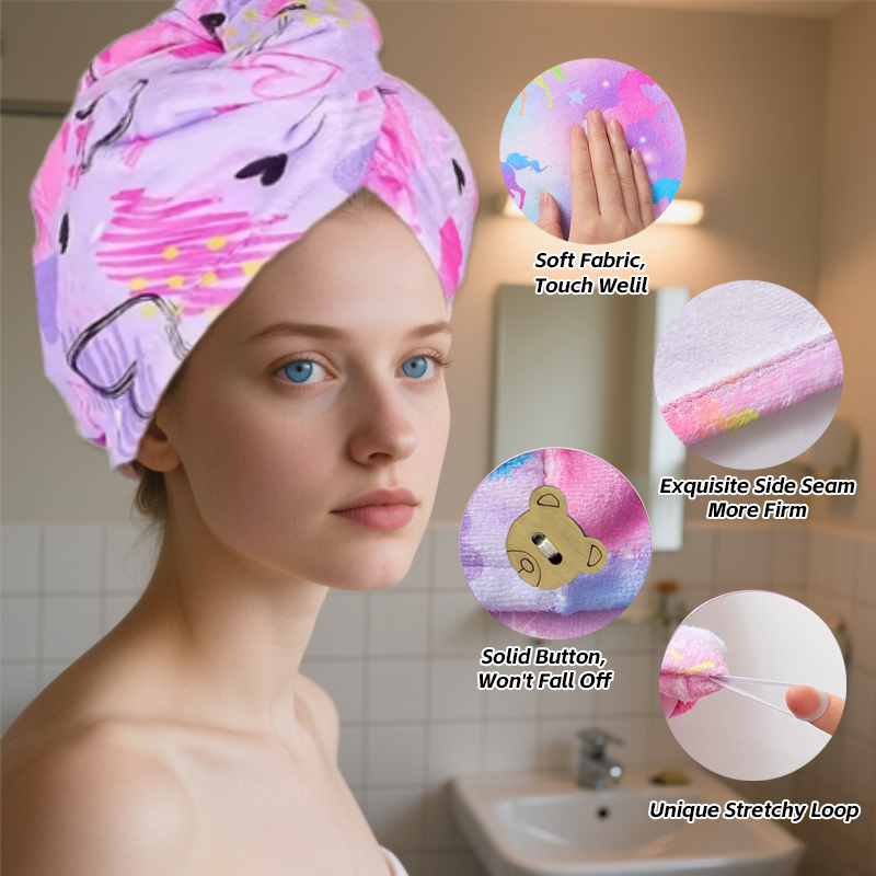 Set di 2 Turbanti Asciugacapel - Hair Turban Towel recensione e prezzo