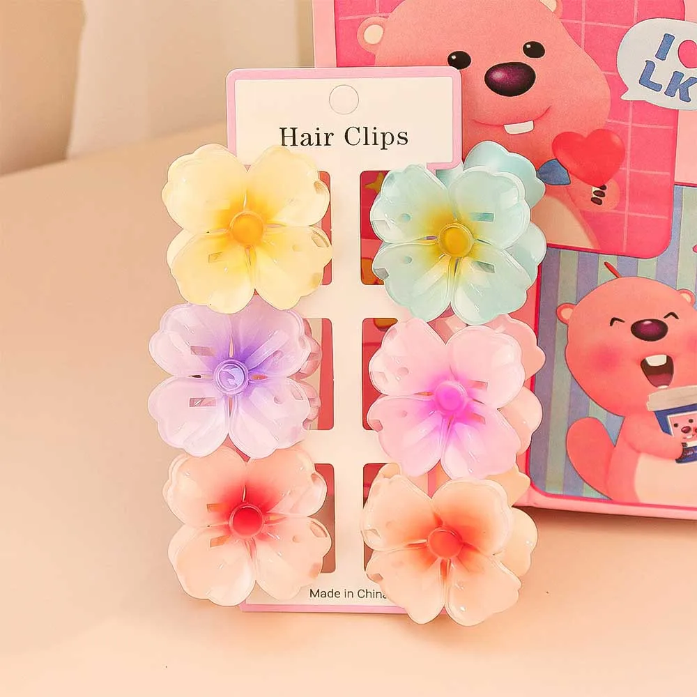 6 pezzi moda fiore trasparente - Hair Clip Claw Large recensione e prezzo