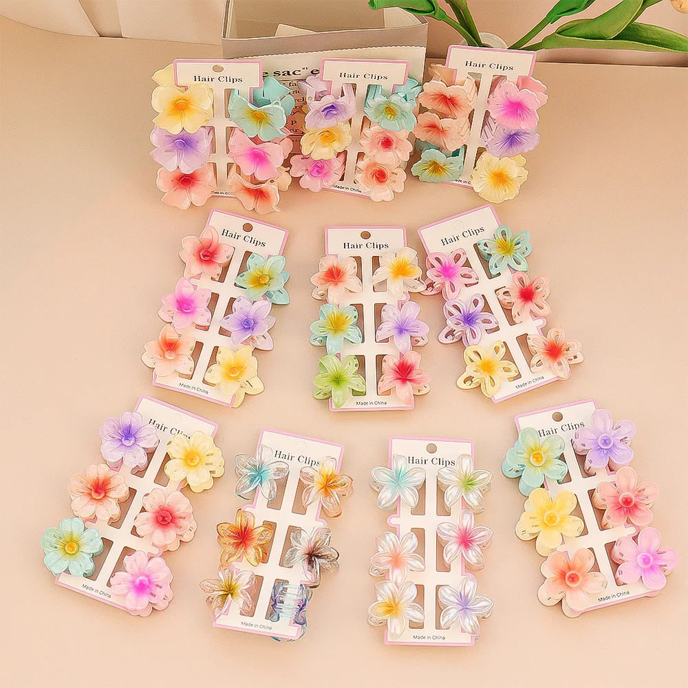 6 pezzi moda fiore trasparente - Hair Clip Claw Large recensione e prezzo