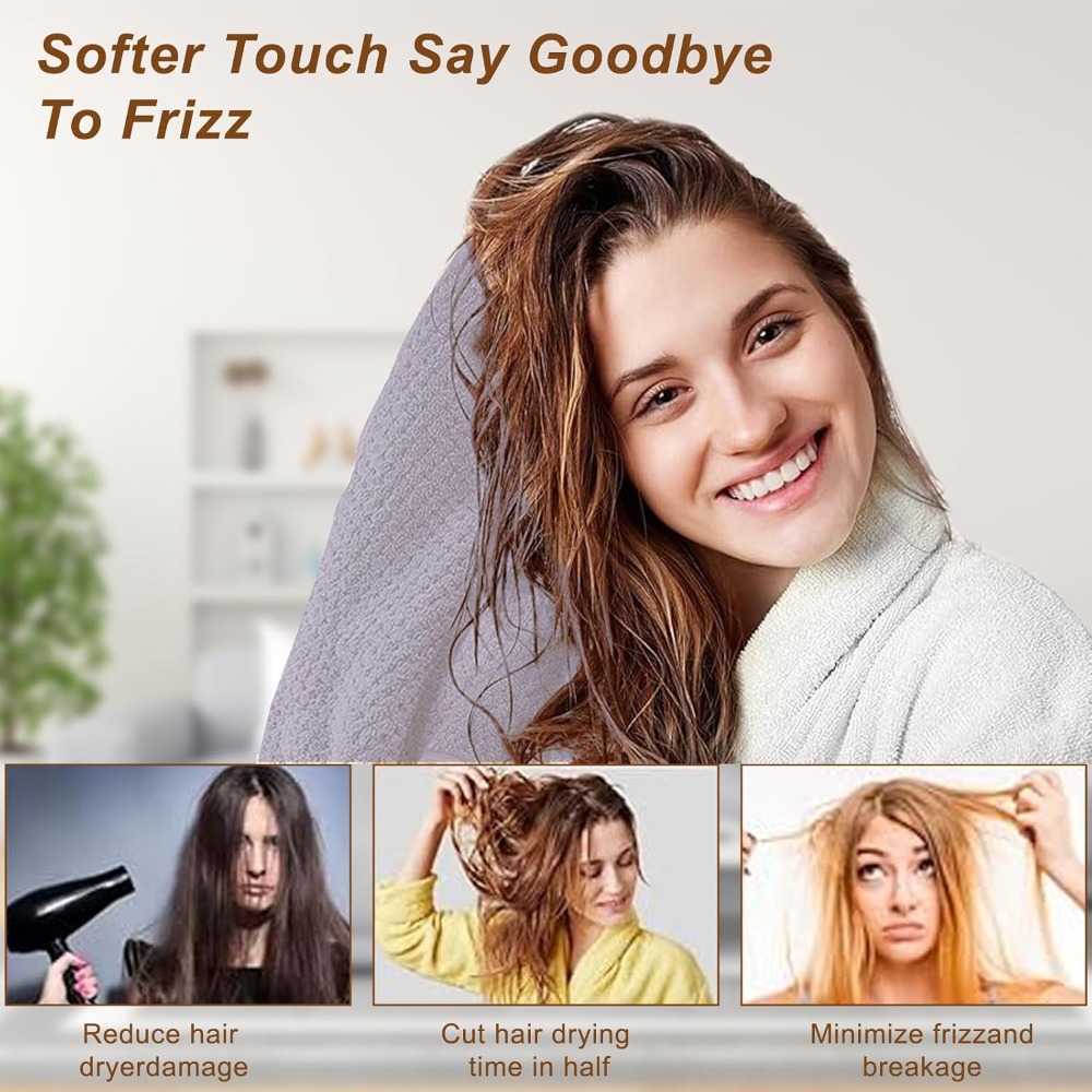 Set di 3 Asciugamani in Microf - Hair Turban Towel recensione e prezzo
