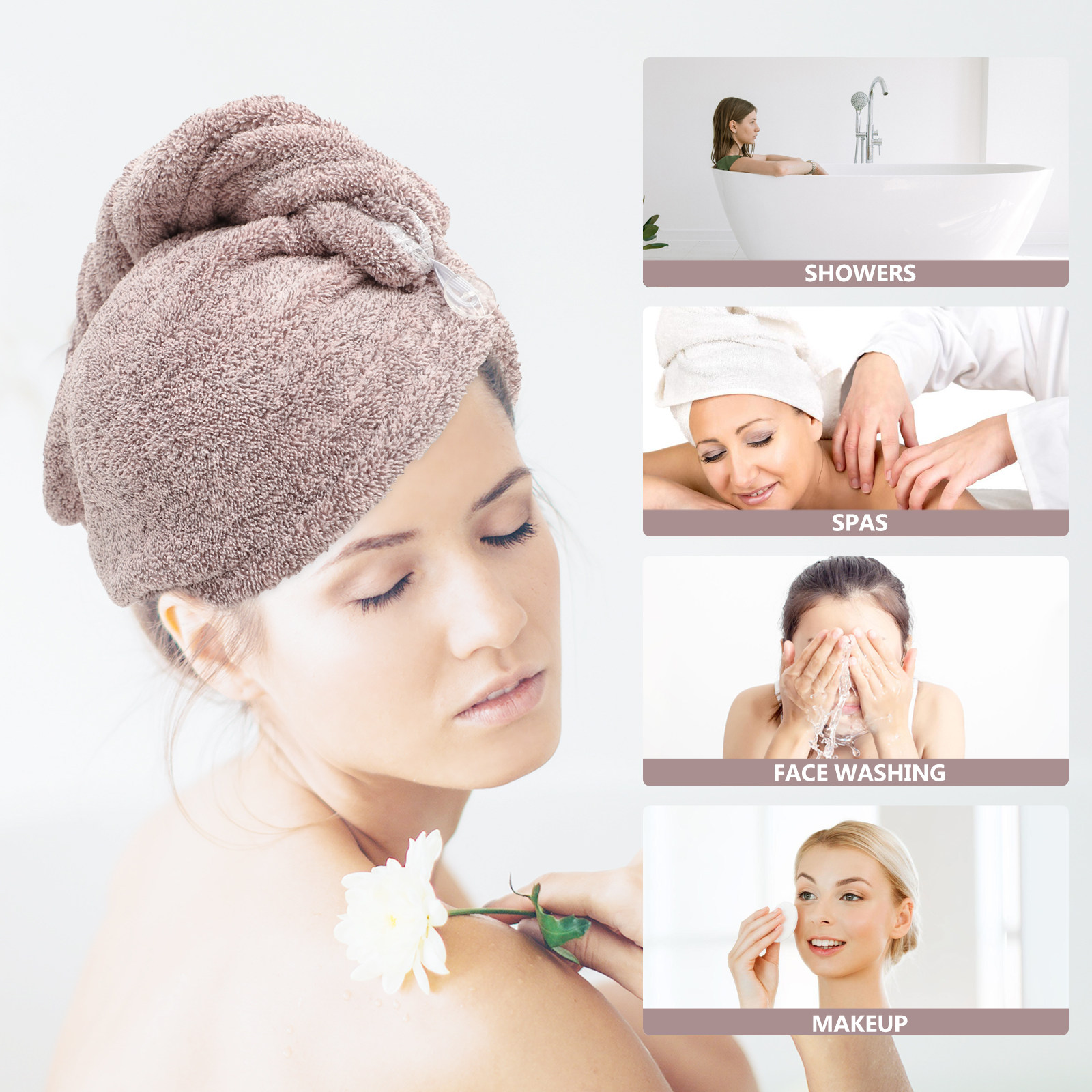 2 Pezzi Turbanti Asciugacapell - Hair Turban Towel recensione e prezzo