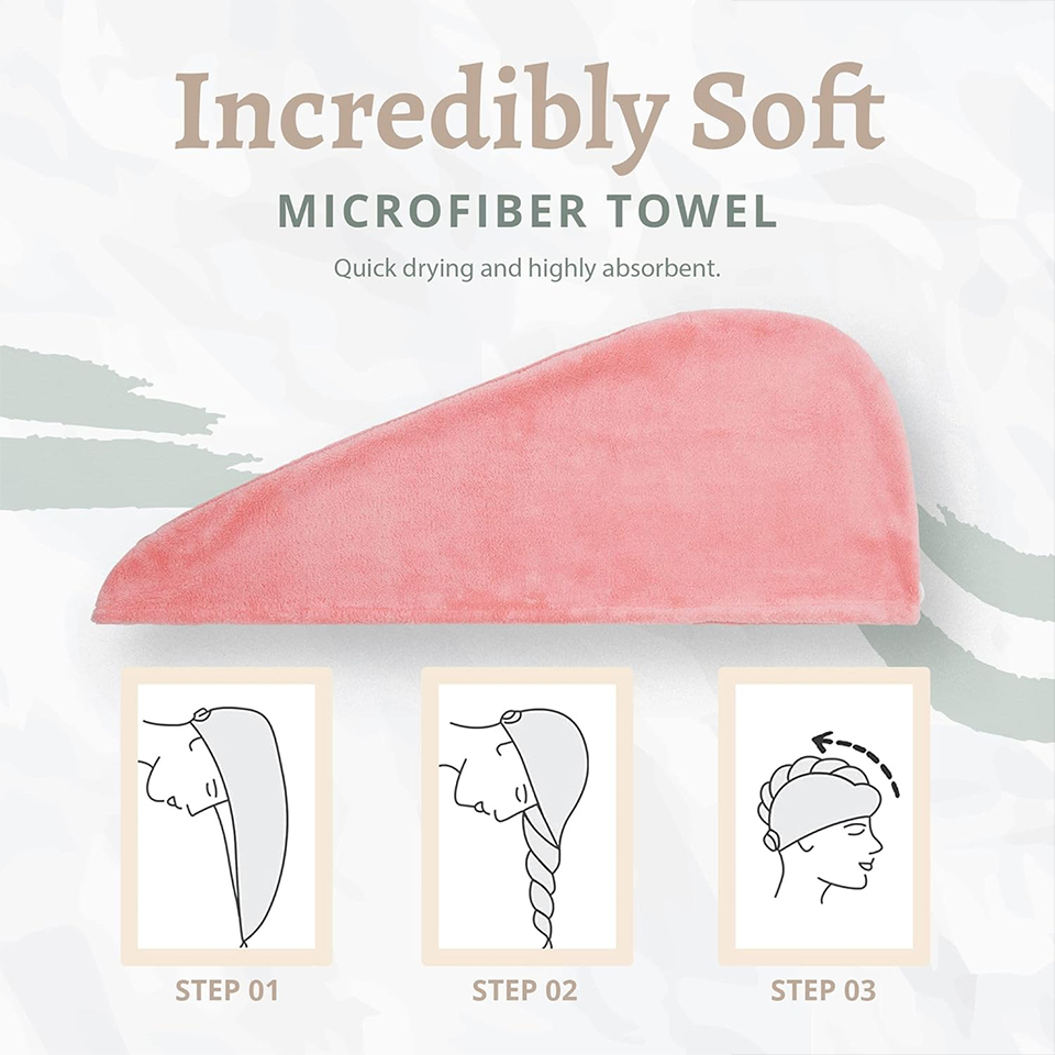 Asciugamano per capelli in pil - Hair Turban Towel recensione e prezzo