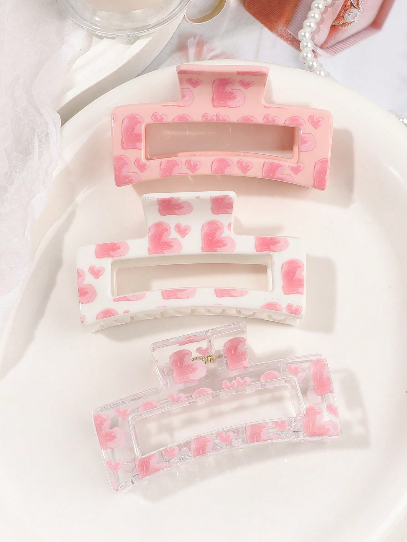 3 fermagli per capelli rosa co - Hair Clip Claw Large recensione e prezzo
